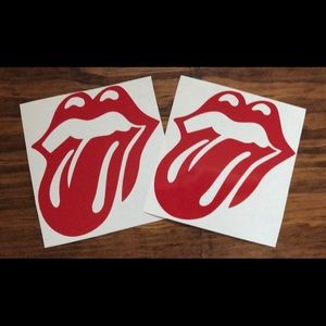 Rolling Stones decal.